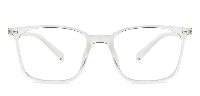 LENSKART BLU | Zero Power Blue Cut Computer Glasses | Gaming Glasses | Anti Glare, Lightweight & Blocks Harmful Rays | UV Protection Specs | Men & Women | Medium | LB E13526